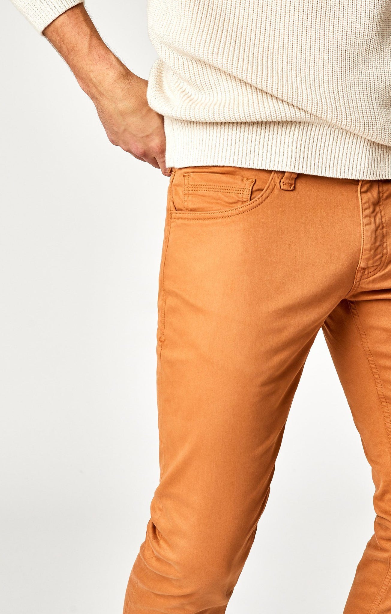 ZACH STRAIGHT LEG IN ALMOND TWILL - Mavi Jeans