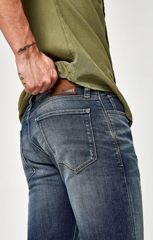 ZACH STRAIGHT LEG IN BRUSHED AUTHENTIC VINTAGE - Mavi Jeans