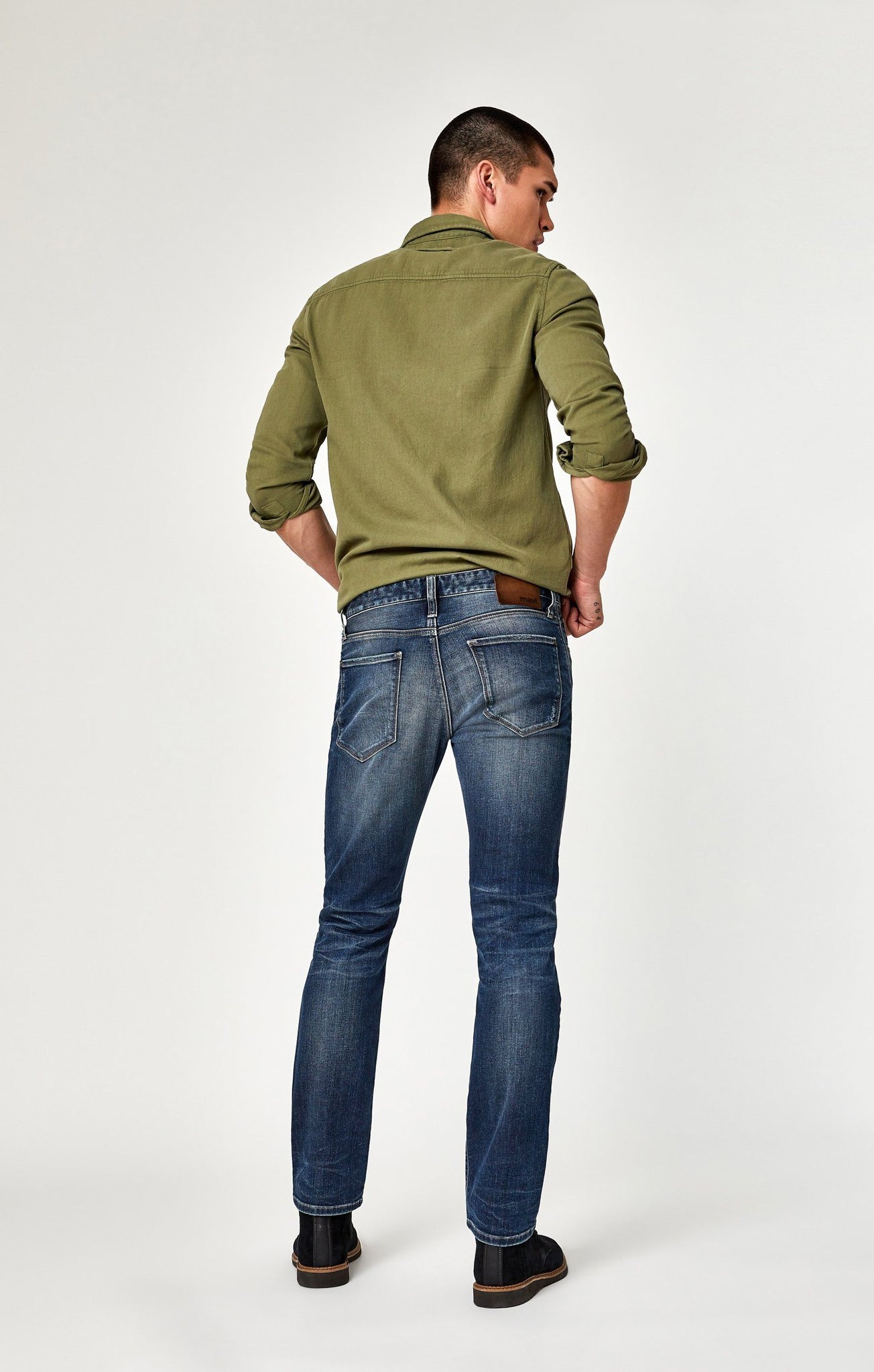 ZACH STRAIGHT LEG IN BRUSHED AUTHENTIC VINTAGE - Mavi Jeans