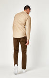 ZACH STRAIGHT LEG IN BROWN TWILL - Mavi Jeans