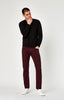 ZACH STRAIGHT LEG IN BURGUNDY TWILL - Mavi Jeans