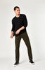 ZACH STRAIGHT LEG IN DARK GREEN TWILL - Mavi Jeans