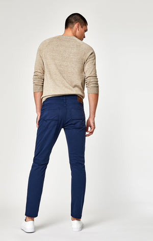 ZACH STRAIGHT LEG IN MARINE BLUE TWILL - Mavi Jeans