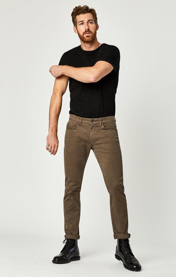 ZACH STRAIGHT LEG IN MOREL SATEEN TWILL - Mavi Jeans