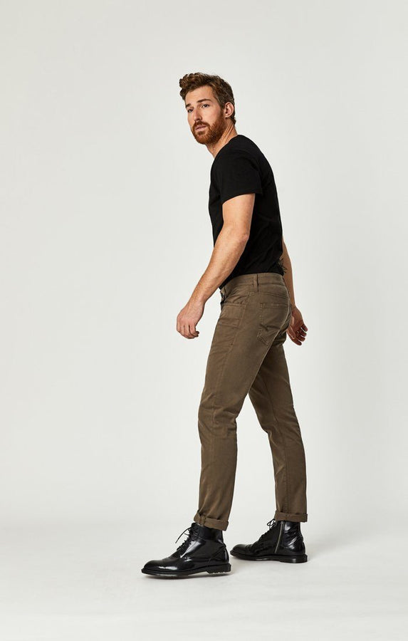 ZACH STRAIGHT LEG IN MOREL SATEEN TWILL - Mavi Jeans