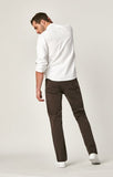 ZACH STRAIGHT LEG IN BLACK COFFEE SATEEN - Mavi Jeans
