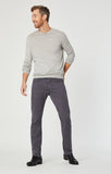 ZACH STRAIGHT LEG IN BLACKENED PEARL SATEEN - Mavi Jeans