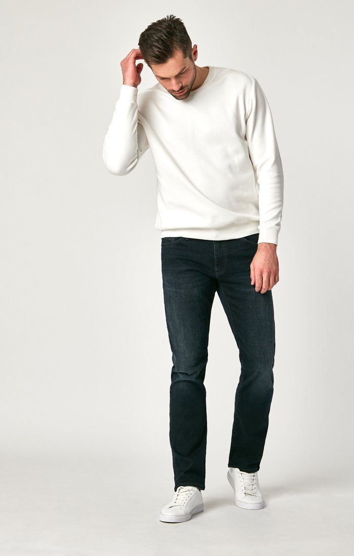 ZACH STRAIGHT LEG IN DEEP INK CASHMERE - Mavi Jeans