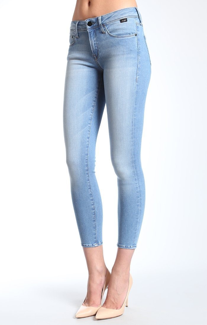 ALEXA ANKLE SKINNY  IN LT GOLD REFORM POPSTAR - Mavi Jeans