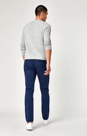 JOHNNY SLIM CHINO IN MARINE BLUE TWILL - Mavi Jeans