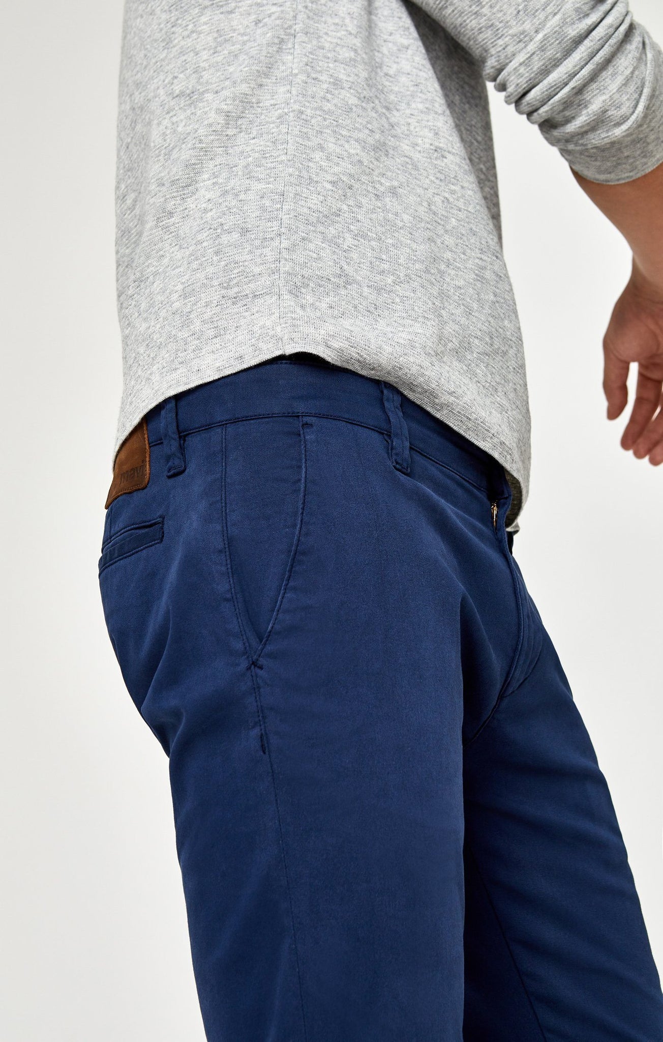 JOHNNY SLIM CHINO IN MARINE BLUE TWILL - Mavi Jeans