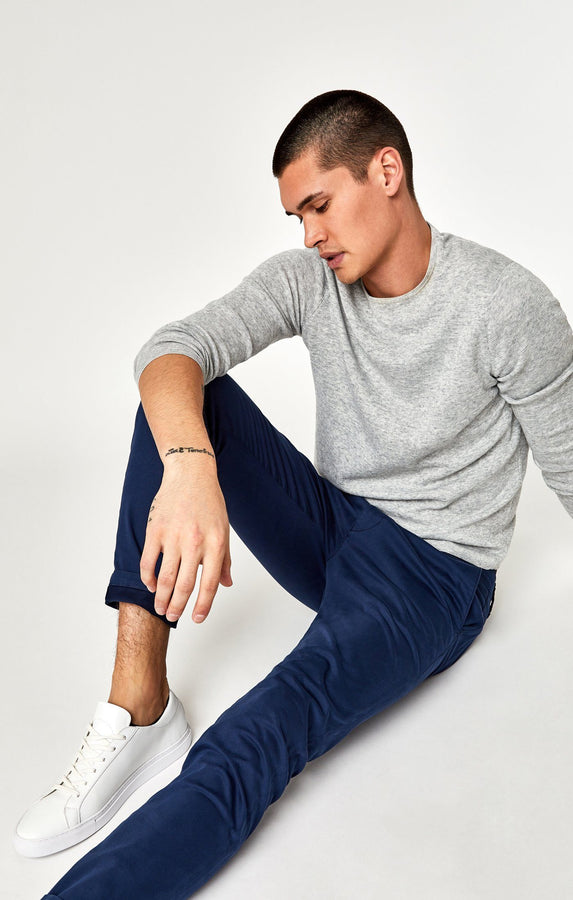 JOHNNY SLIM CHINO IN MARINE BLUE TWILL - Mavi Jeans