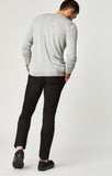 JOHNNY SLIM CHINO IN BLACK SATEEN TWILL - Mavi Jeans
