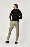 JOHNNY SLIM CHINO IN KHAKI DIAGONAL TWILL - Mavi Jeans