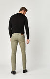 JOHNNY SLIM CHINO IN KHAKI DIAGONAL TWILL - Mavi Jeans
