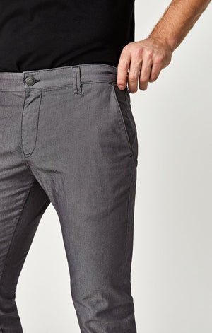 JOHNNY SLIM CHINO IN STONE DIAGONAL TWILL - Mavi Jeans