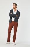 JOHNNY SLIM CHINO IN TORTOISE SHELL SATEEN - Mavi Jeans
