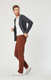 JOHNNY SLIM CHINO IN TORTOISE SHELL SATEEN - Mavi Jeans