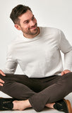 JOHNNY SLIM CHINO IN BLACK COFFEE SATEEN - Mavi Jeans
