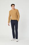 JOHNNY SLIM CHINO IN NAVY FEATHER TWEED - Mavi Jeans