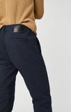 JOHNNY SLIM CHINO IN NAVY FEATHER TWEED - Mavi Jeans