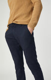 JOHNNY SLIM CHINO IN NAVY FEATHER TWEED - Mavi Jeans