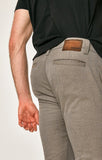 JOHNNY SLIM CHINO IN SAND FEATHER TWEED - Mavi Jeans