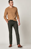 JOHNNY SLIM CHINO IN BROWN FEATHER TWEED - Mavi Jeans
