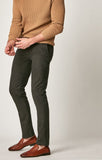 JOHNNY SLIM CHINO IN BROWN FEATHER TWEED - Mavi Jeans
