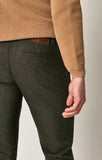 JOHNNY SLIM CHINO IN BROWN FEATHER TWEED - Mavi Jeans