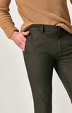 JOHNNY SLIM CHINO IN BROWN FEATHER TWEED - Mavi Jeans
