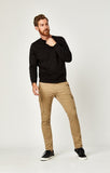 KEVIN SLIM CARGO IN KHAKI TWILL - Mavi Jeans