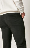 LIAM SLIM LEG DRAW STRING PANTS IN SMOKE ATHLETIC - Mavi Jeans