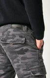 MARCUS SLIM STRAIGHT CARGO IN GREY CAMO - Mavi Jeans