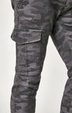 MARCUS SLIM STRAIGHT CARGO IN GREY CAMO - Mavi Jeans