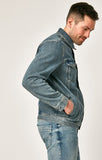 DRAKE JACKET IN MID INDIGO VINTAGE - Mavi Jeans