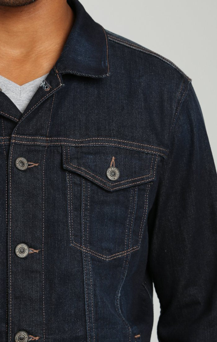 FRANK JACKET IN RINSE BRUSHED WILLIAMSBURG - Mavi Jeans