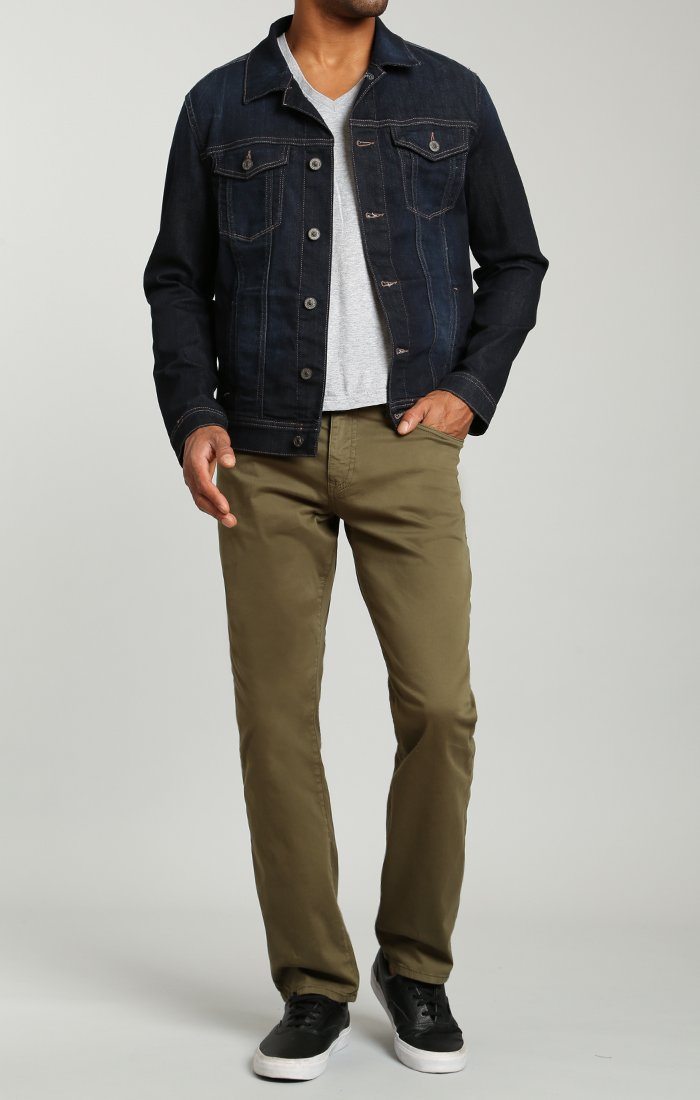 FRANK JACKET IN RINSE BRUSHED WILLIAMSBURG - Mavi Jeans