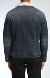 FRANK JACKET IN FUR INK BRUSHED COMFORT - Mavi Jeans