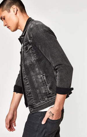 FRANK JACKET IN DARK GREY BROOKLYN - Mavi Jeans