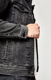 FRANK JACKET IN DARK GREY BROOKLYN - Mavi Jeans