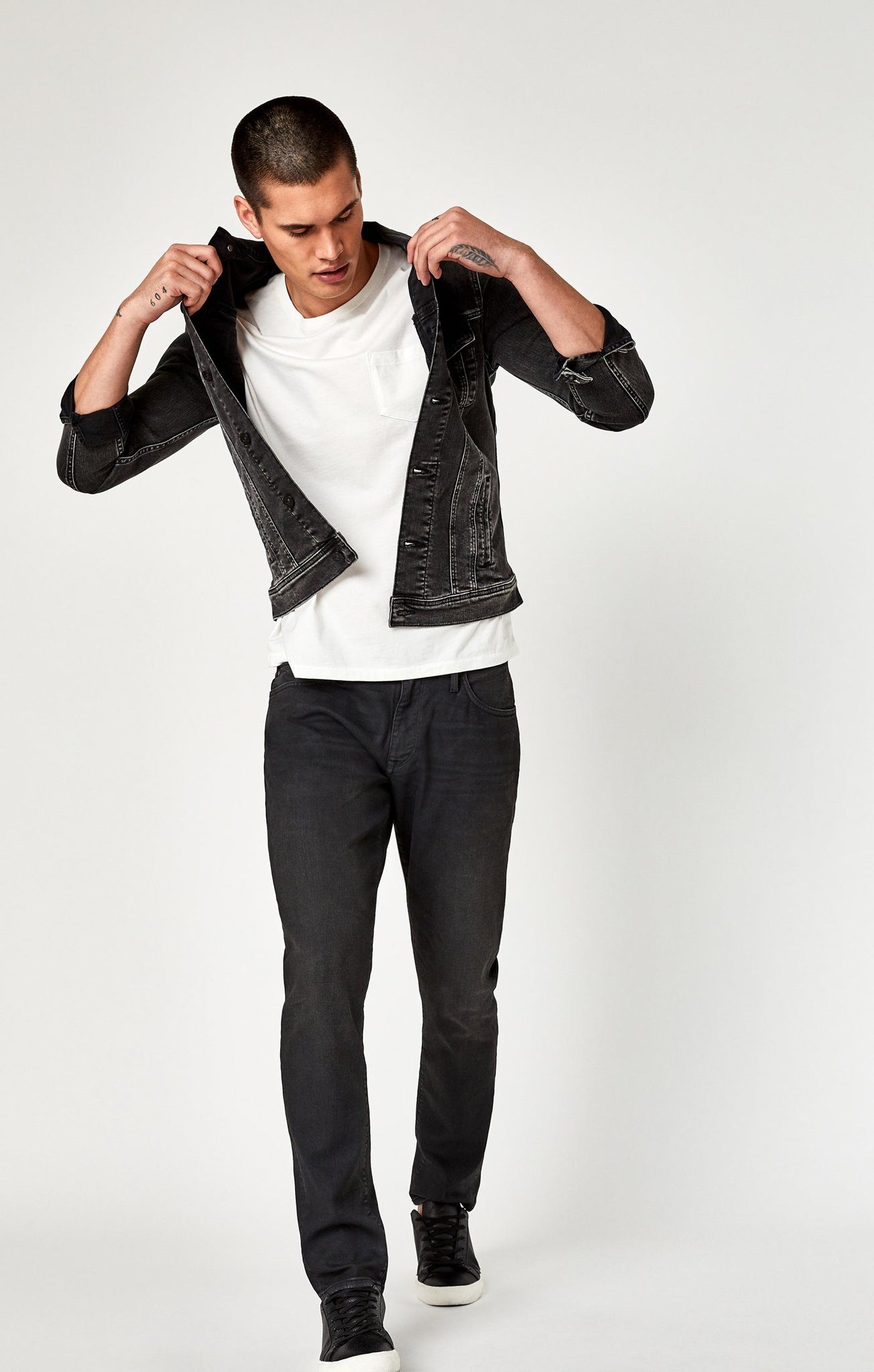 FRANK JACKET IN DARK GREY BROOKLYN - Mavi Jeans