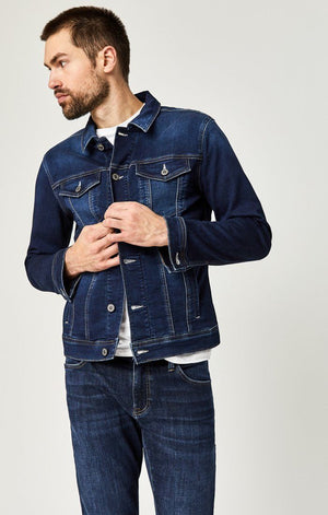 FRANK JACKET IN DARK INDIGO SPORTY - Mavi Jeans