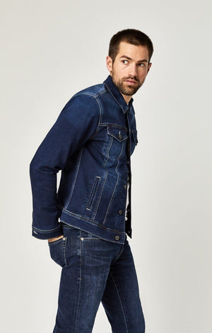 FRANK JACKET IN DARK INDIGO SPORTY - Mavi Jeans