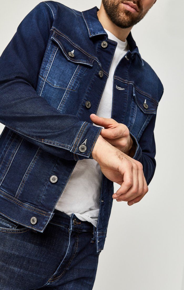 FRANK JACKET IN DARK INDIGO SPORTY - Mavi Jeans