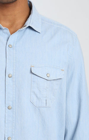 DENIM SHIRT IN LIGHT BLUE - Mavi Jeans