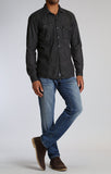 DENIM SHIRT IN SLATE GREY - Mavi Jeans