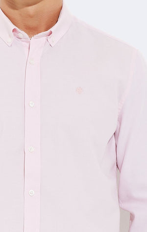 FITTED BASIC SHIRT - PINK - Mavi Jeans