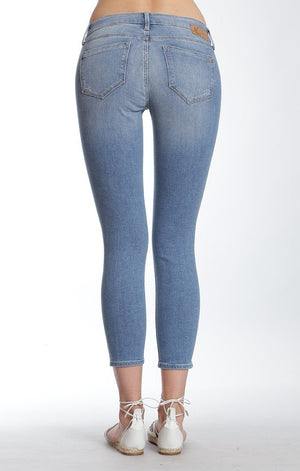 ADRIANA ANKLE SUPER SKINNY  IN LT INDIGO USED VINT - Mavi Jeans