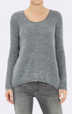 DEEP NECK KNIT PULLOVER - Mavi Jeans